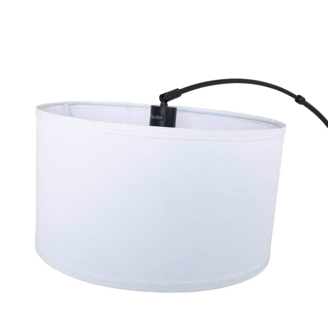 Flore Black Arc Floor Lamp — detail 3