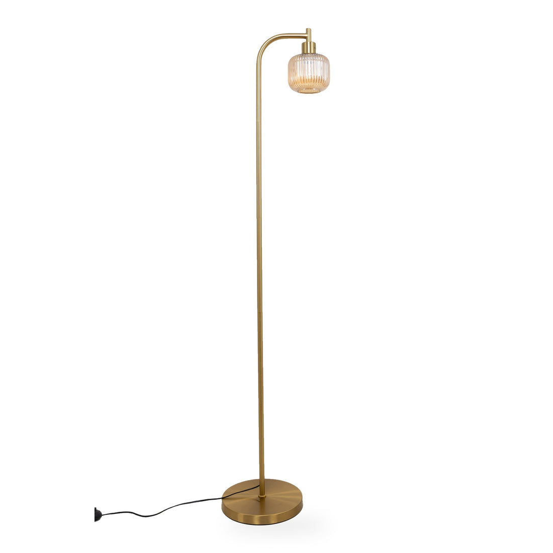 Solara Fluted Lantern Floor Lamp — studio view 1
