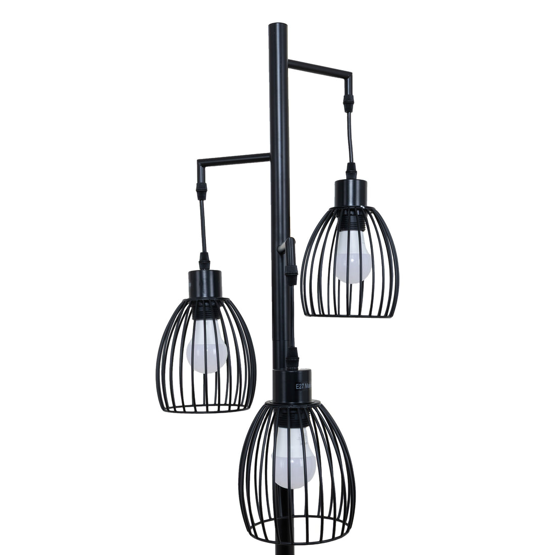 Voltaire 3-Light Cage Floor Lamp — detail 3