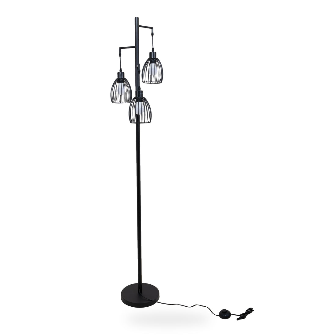 Voltaire 3-Light Cage Floor Lamp — studio view 1