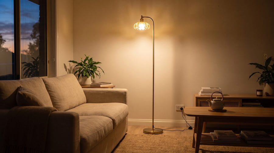 How to choose a floor lamp for an Australian living room