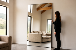 Large Wall Mirror NZ: Sizes, Weight and Hanging Safely