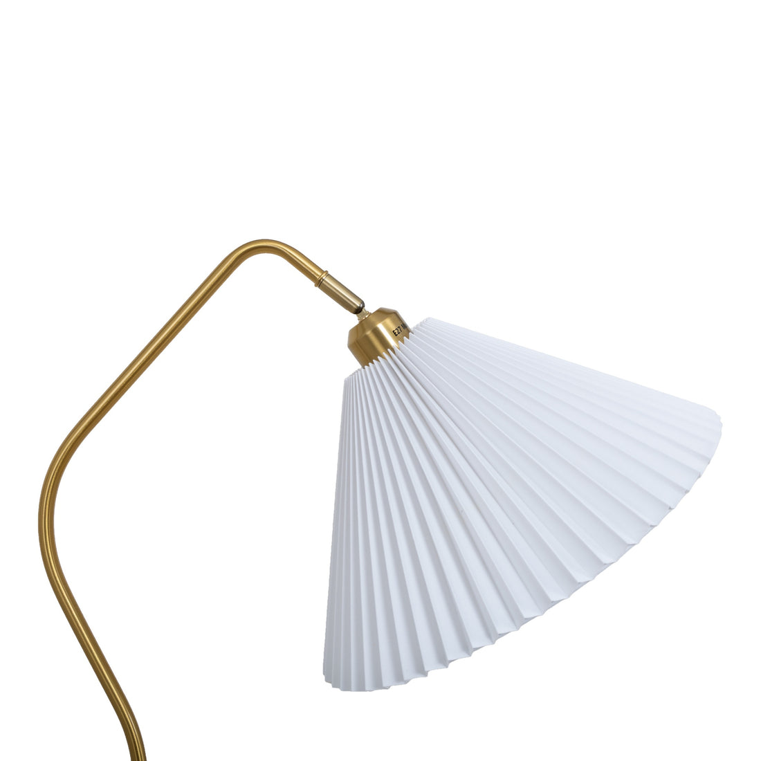 Aurelia Pleated Fabric Floor Lamp &mdash; detail 3