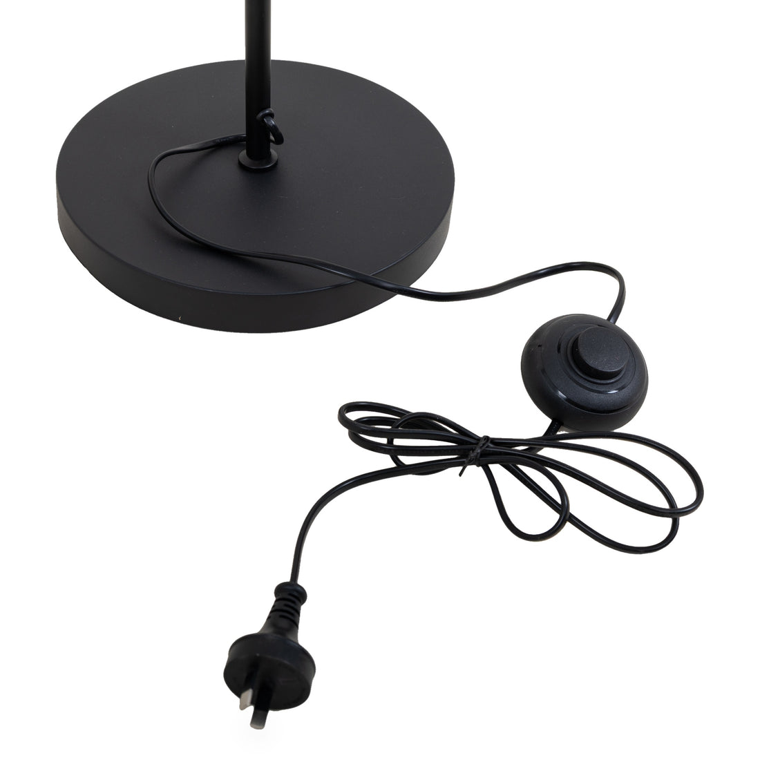 Marceau Linen Drum Floor Lamp &mdash; detail 3